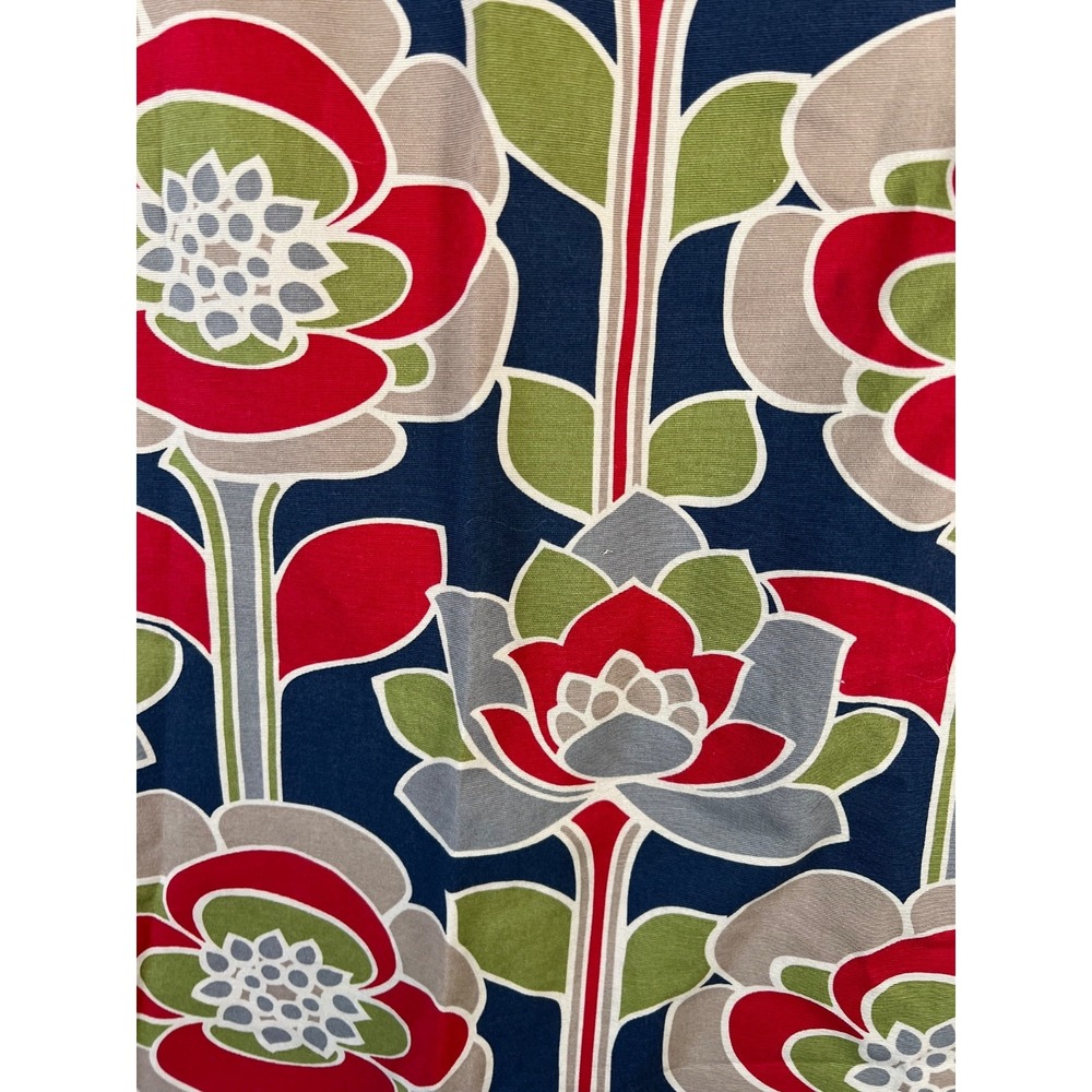 Boden Skirt Womens 8 Multicolored Lotus Flower Pencil Skirt 100% Cotton - Picture 4 of 9